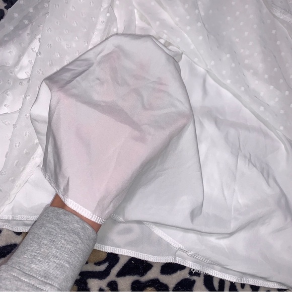 Button Up White Pretty Garden Midi Dress - Picture 8 of 11